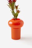 Retrograde Bulbous Vase, HOT SAUCE - example image 4