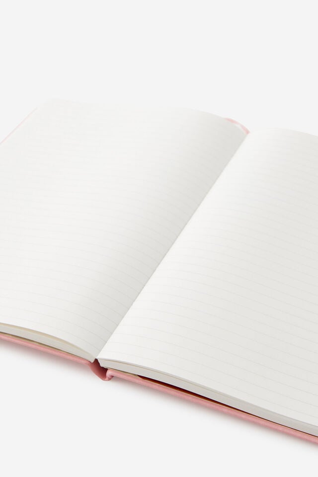 Personalised B5 Hard Cover Lined Notebook, STRAWBERRY MILK