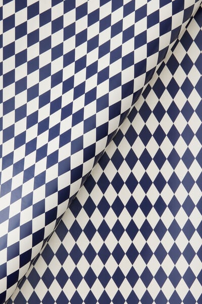 Christmas Wrapping Paper Roll, HARLEQUIN / DEEP SPACE