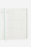 Personalised 2027 A4 Weekly On Schedule Diary, ECRU DITSY CELESTIAL - example image 2