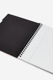 A5 Spiralbound Subject Notebook, PEACHY RETRO - example image 3