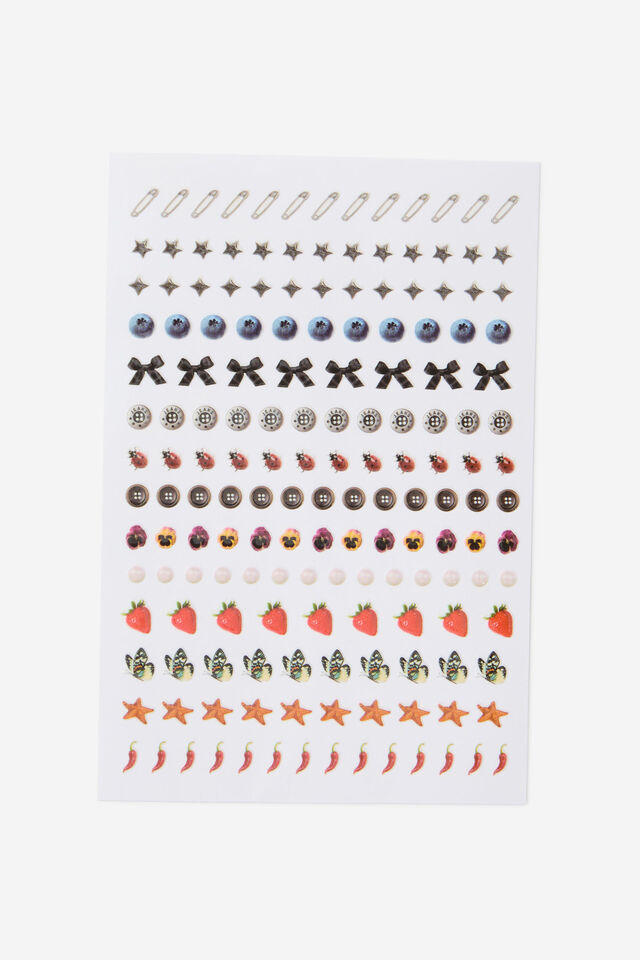 Lcn Nail Sticker Sheet, TRINKETS