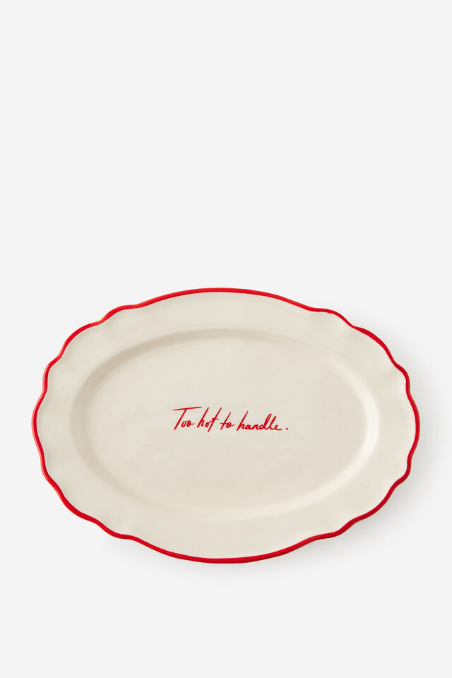 Dining Platter, RED