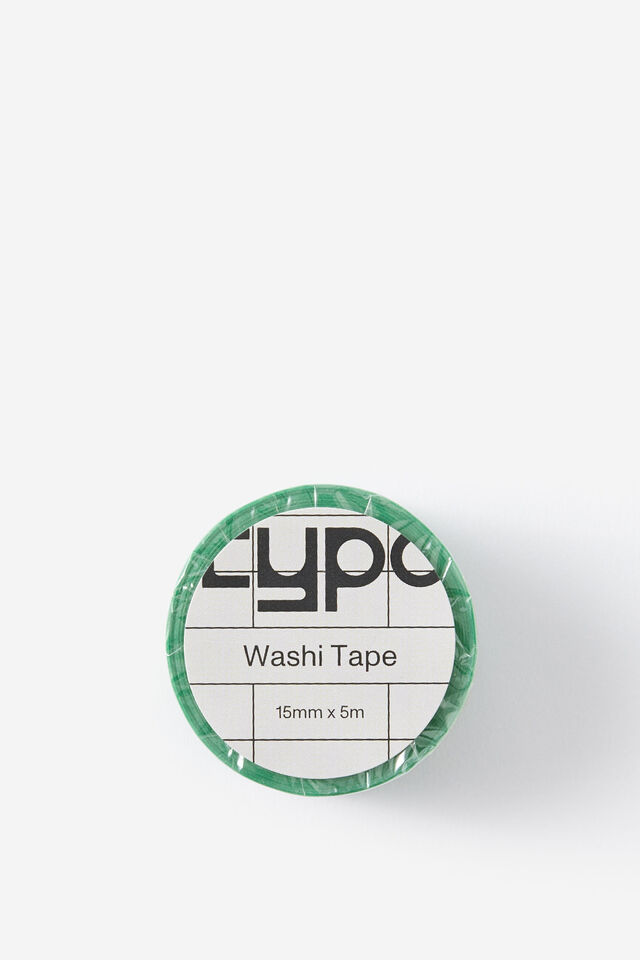 Washi Tape 15Mm, JELLY MINT BLUE STRIPE