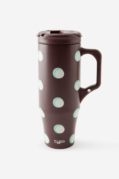 Loft Tumbler 1.2L, ESPRESSO POLKA