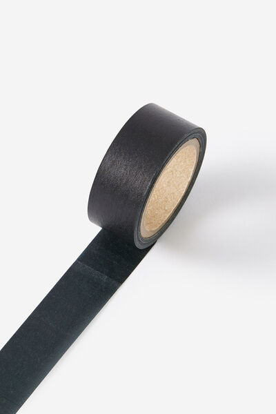 Washi Tape 15Mm, BLACK