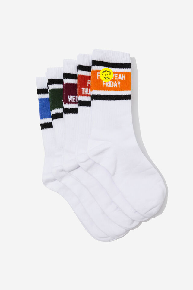 Box Of Socks, DAYS OF THE WEEK (M/L)!!