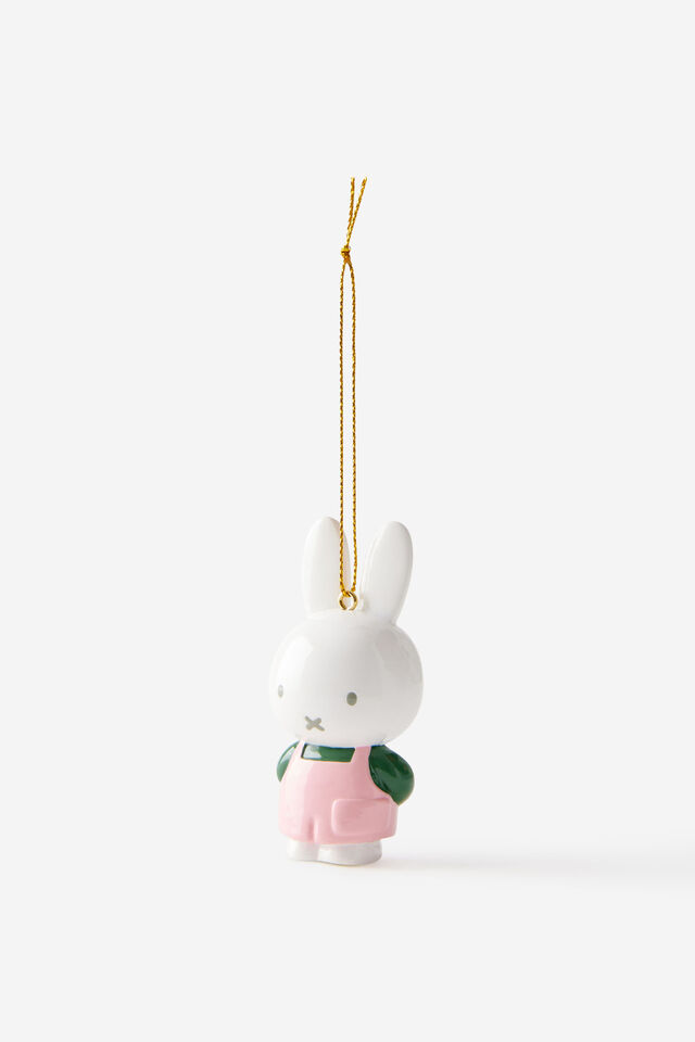 Collab Resin Christmas Ornament, LCN MIF MIFFY PINK OVERALLS