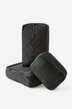 Packing Cell Set, BLACK TEXTURE - alternate image 1