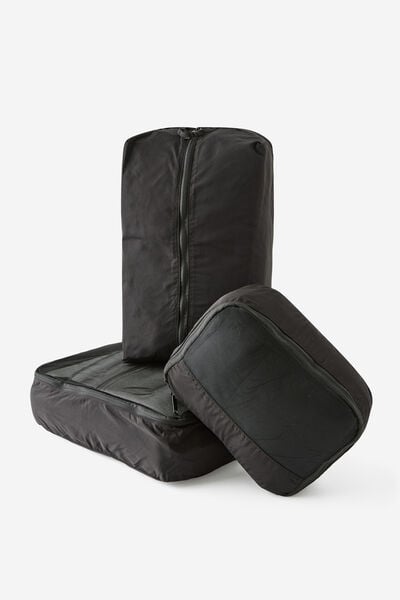 Packing Cell Set, BLACK TEXTURE