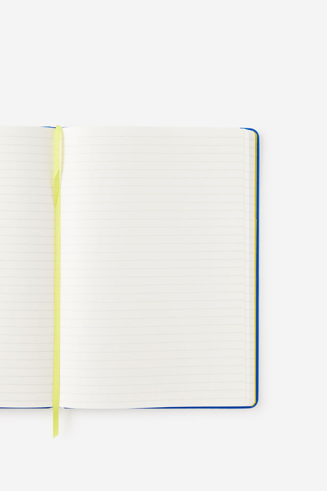 Personalised B5 Hard Cover Lined Notebook, OCEANA WASABI