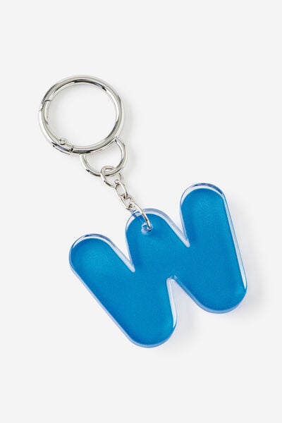 Alpha Keyrings, W COASTAL BLUE
