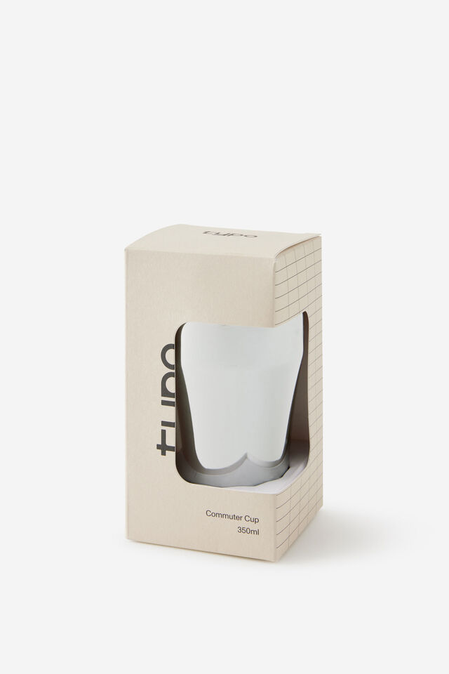 Loft Commuter Cup 350Ml, SILVER METALLIC / LAVA RED