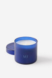 Personalised Frosted Glass Candle - Audio Dreamer, AUDIO DREAMER BLUE - alternate image 3