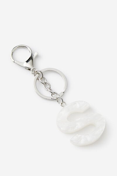 Alpha Keyrings, S / MOTHER OF PEARL