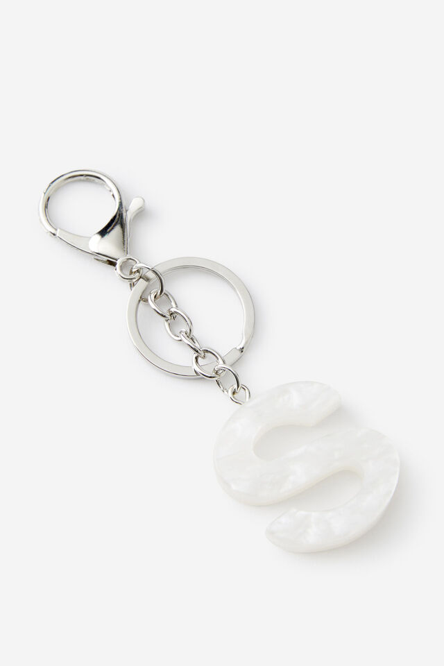 Alpha Keyrings, S / MOTHER OF PEARL