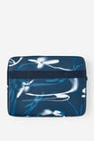 Personalised Pro 16 Inch Laptop Case, GRADIENT FLOWER/ BLUE - alternate image 3