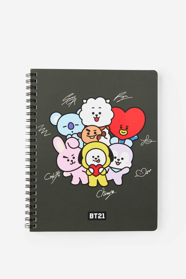 Lcn A5 Spiral Lined Notebook, LCN BT21 GROUP