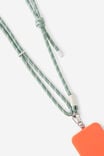 Lanyard Crossbody Strap, TYPO GREEN/RIVER GUM - alternate image 2