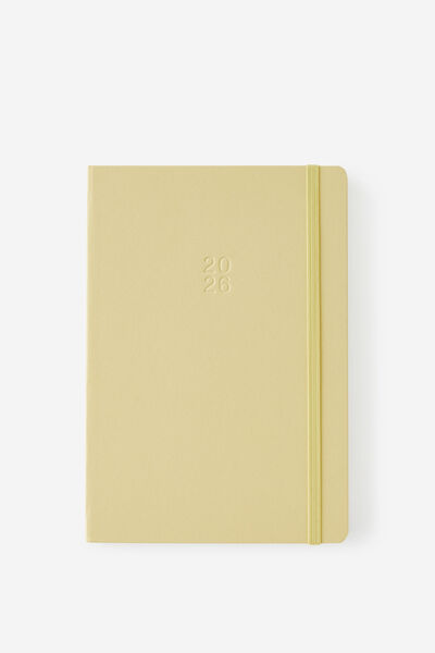 2026 A5 Daily Hard Metro Diary, Limoncello