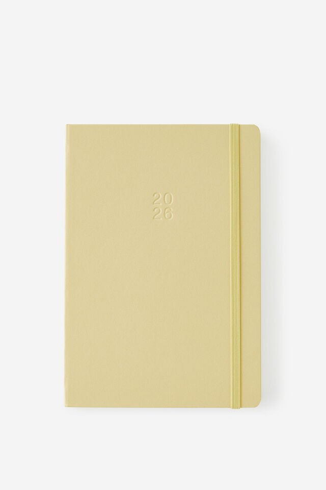 2026 A5 Daily Hard Metro Diary, Limoncello