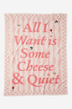 Patterned Throw, CHEESE AND QUIET - alternate image 3