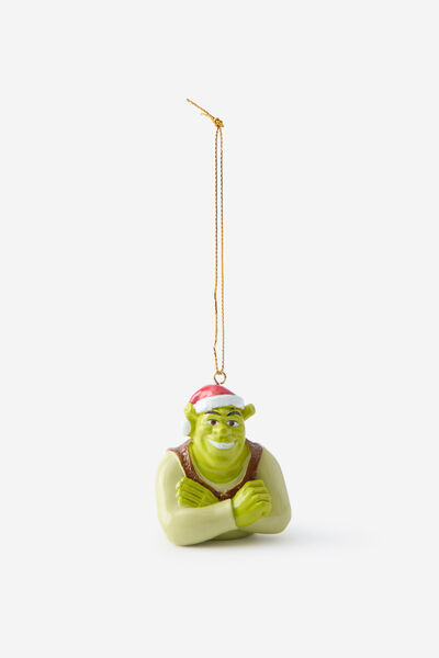 Collab Resin Christmas Ornament, LCN UNI SHREK CHRISTMAS