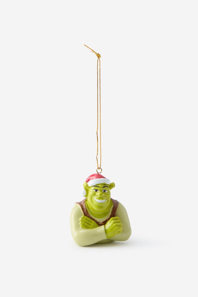 Collab Resin Christmas Ornament, LCN UNI SHREK CHRISTMAS