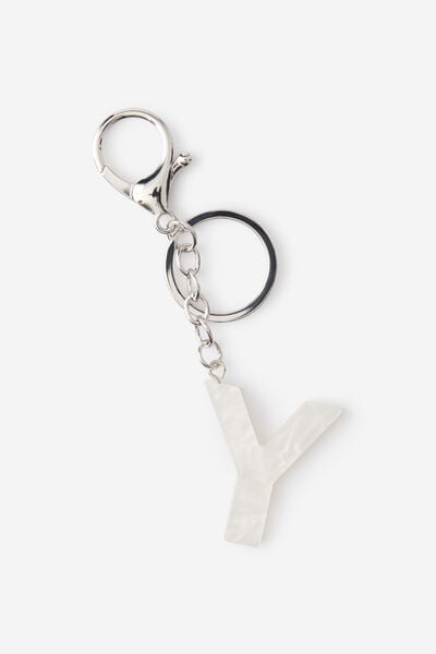 Alpha Keyrings, Y / MOTHER OF PEARL
