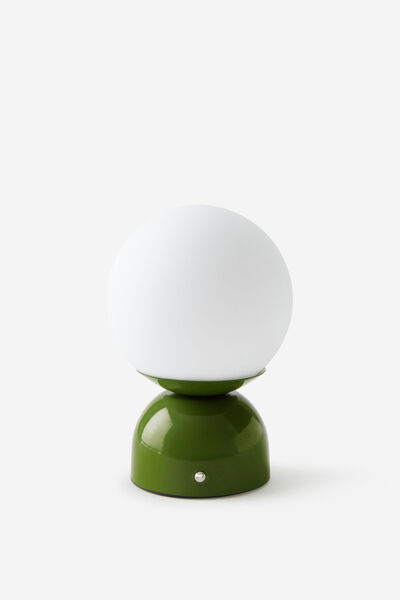 Bulbous Lamp, OLIVE