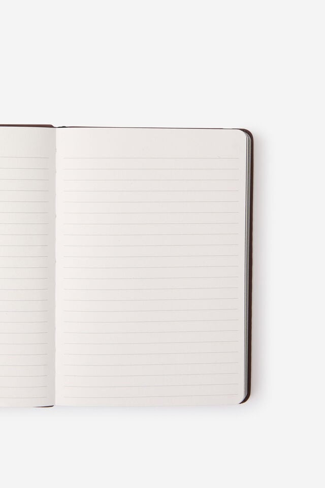 Personalised A5 Buffalo Journal, ESPRESSO
