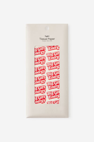 Tissue Paper Pack, BIG GIFT ENERGY