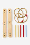 Wooden Quoits Game, LEMON AND RED - alternate image 2