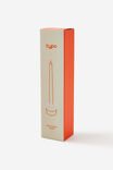 Glass Candle Holder, ORCHID / HOT SAUCE - example image 4