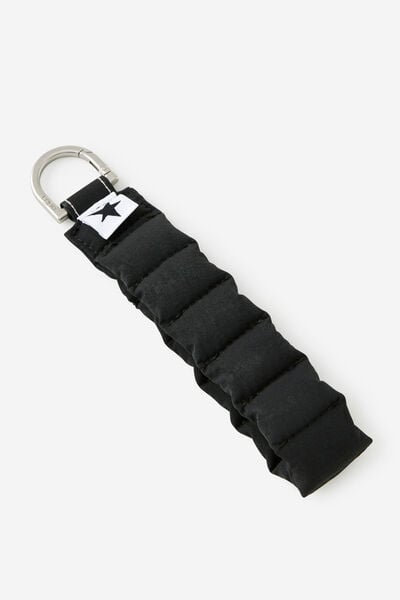 Quilt Wristlet, BLACK