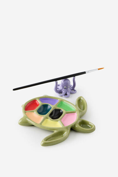 Paint & Palette Set, AQUAMARINE TURTLE