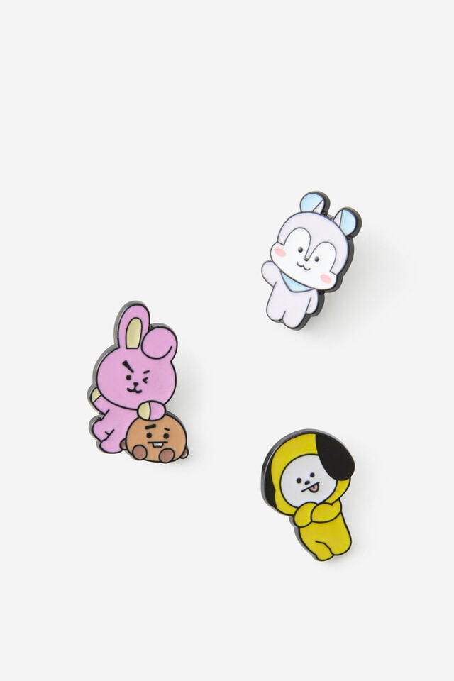 Collector Enamel Pins 3Pack, LCN BT21 ICONS 2