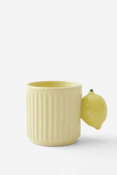 Squeeze It Fruit Mug, LEMON