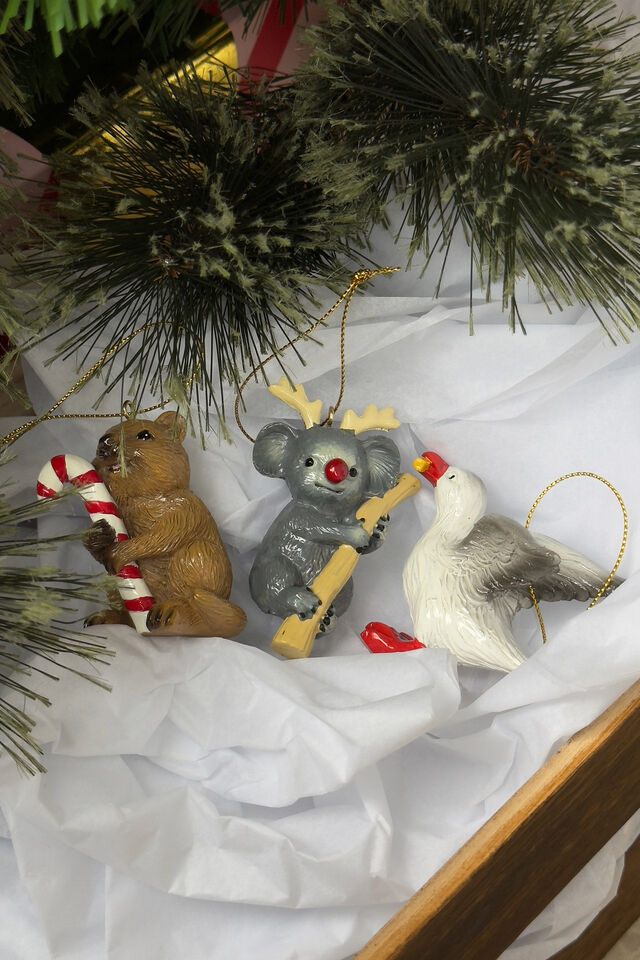 Resin Christmas Ornament, RUDOLPH KOALA