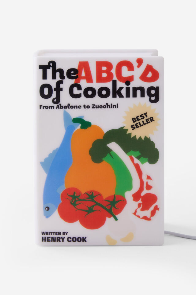 Pvc Shaped Desk Lamp, ABC OF COOKING