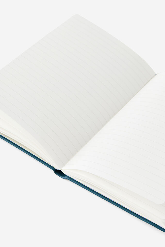 B6 Hard Cover Lined Notebook, NORTH SEA