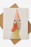 DUCK PARTY HAT GOOGLY EYES