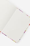 A5 Hard Lined Notetaker Notebook, ECRU CELESTIAL - example image 4