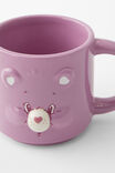 Collab Novelty Shaped Mug, LCN CLC CARE BEARS SHARE BEAR FACE - alternate image 2