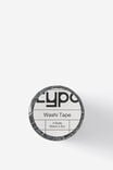 Washi Tape 15Mm 3Pack, CATS GINGHAM BLACK - example image 2