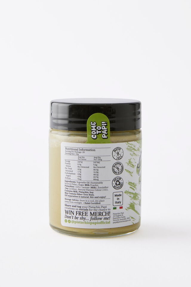 Personalised Pistachio Papi, CRUNCHY