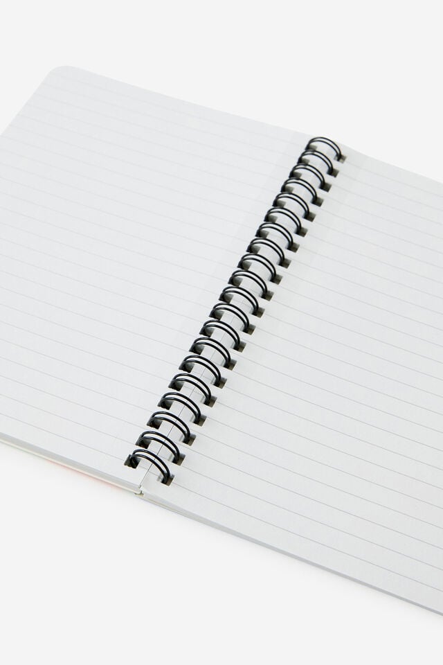 B6 Spiralbound Notebook, JELLY MINT SUN SMILES