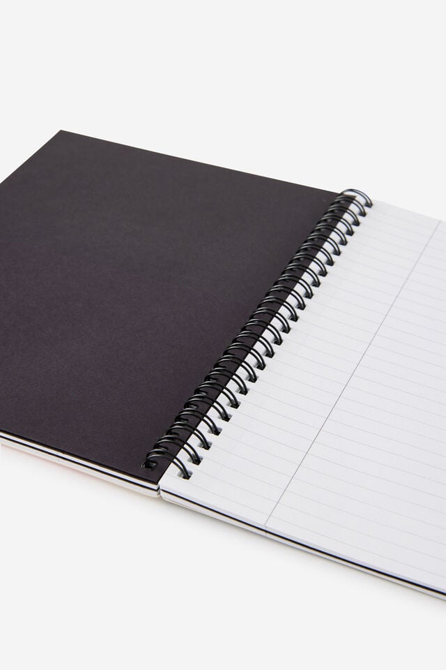 A5 Subject Spiral Lined Notebook, CATS OVER PEOPLE