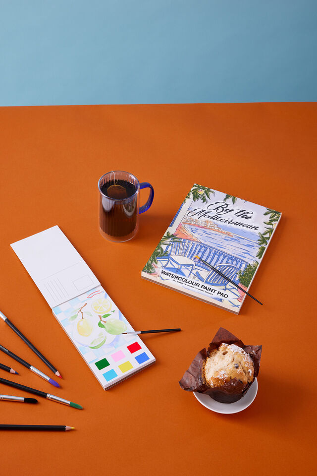 Watercolour Postcard Pad, FRESHLY PICKED