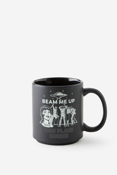 Collab Heat Sensitive Mug, LCN NET STRANGER THINGS BEAM ME UP